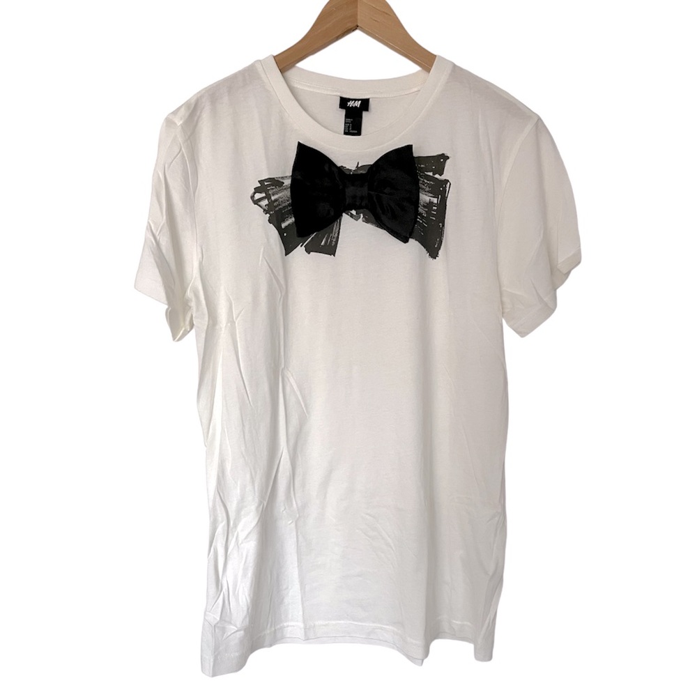 Lanvin X H&M Limited EditionT-Shirt W Front Bow Detail